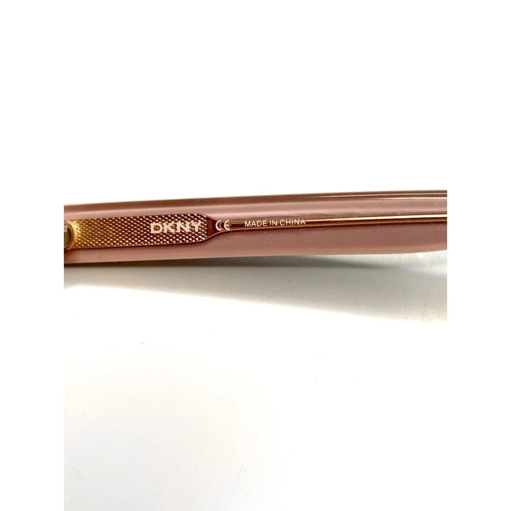 DKNY Black Pink Clear Rectangular Wrap Glasses DY4007 3094/11 53 18 130